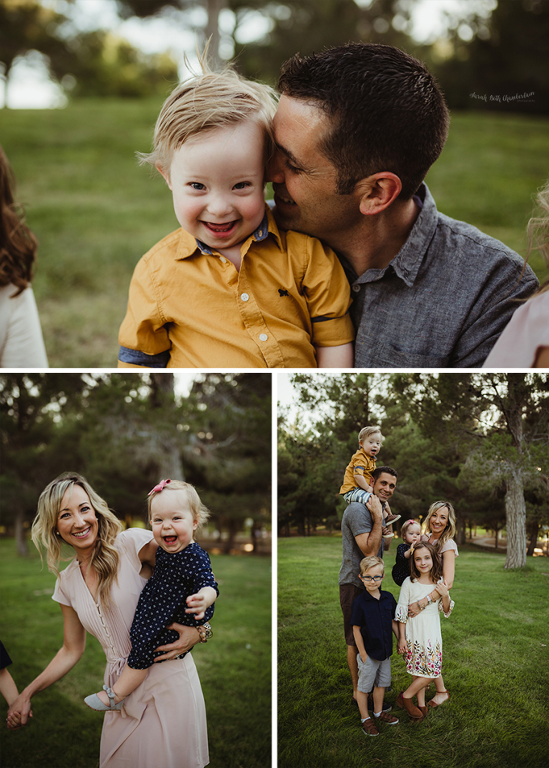 B Family | Family Photographer | Down Syndrome | Las Vegas Portraits | Outdoor Family Photos | Children with Special Needs