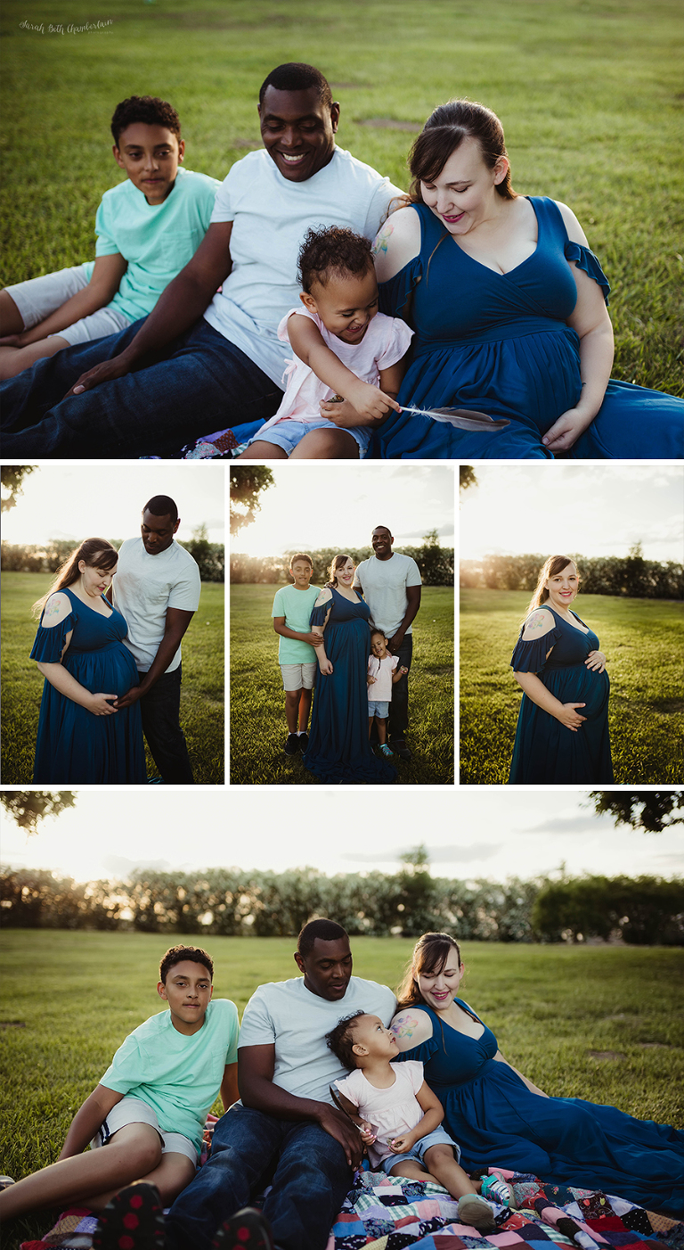 family maternity photoshoot