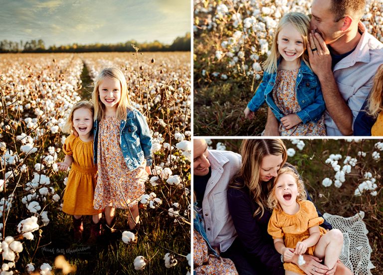 Cotton Field Photos | North East Family Photography