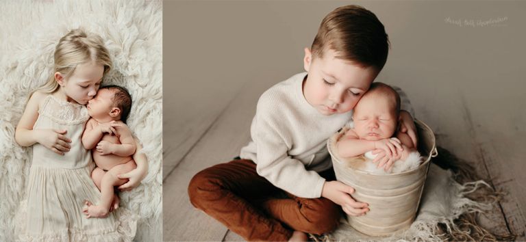 Newborn & Sibling Poses: What To Expect From Your Toddler | Newborn Photography | North Mississippi Photographer | Sibling Pose | Amory, MS